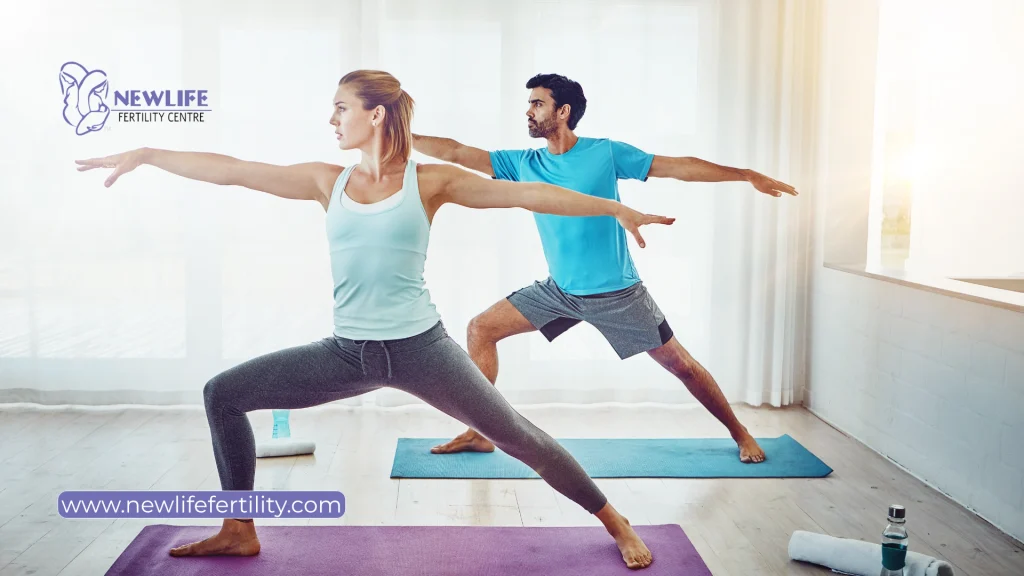 Fertility enhancing yoga poses for helping a healthy and balanced fertility routine.