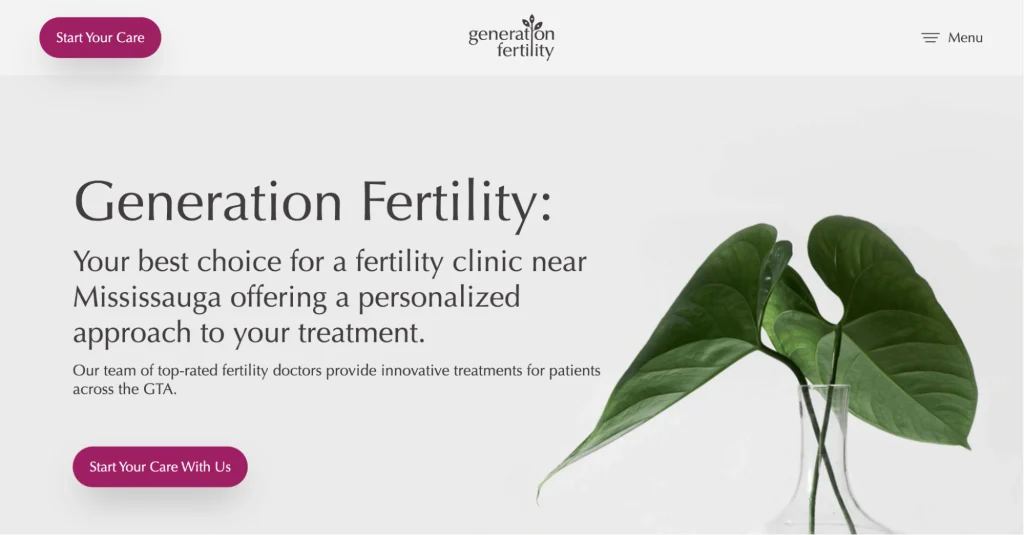 Generation Fertility IVF Mississauga services for fertility care.