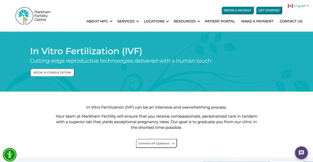 Markham fertility centre is considered as the top rated IVF clinic Scarborough. 