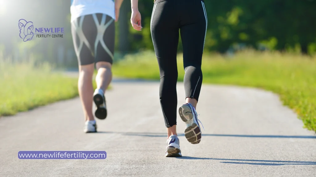 Natural fertility enhancer support through healthy weight and regular physical activity.