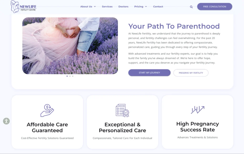 Best fertility clinics in Ontario for personalized fertility care at NewLife Fertility Centre.