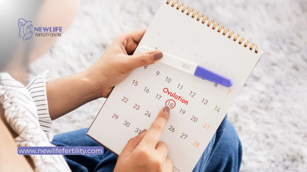 Track ovulation and fertile window to enhance fertility over 40.