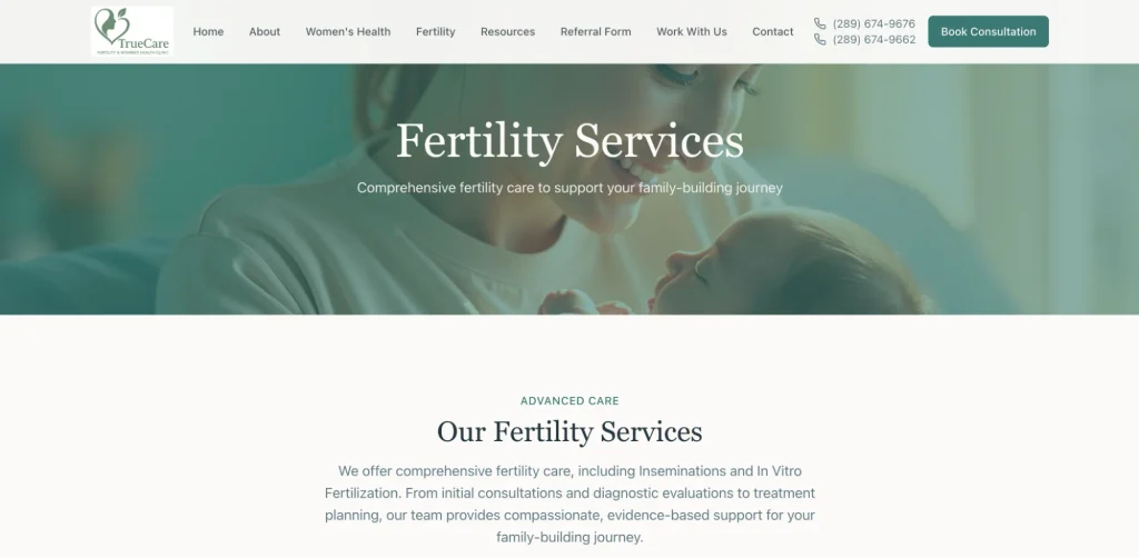 Get services from one of the best private IVF centre in Hamilton at True Care Fertility & Women's Health.