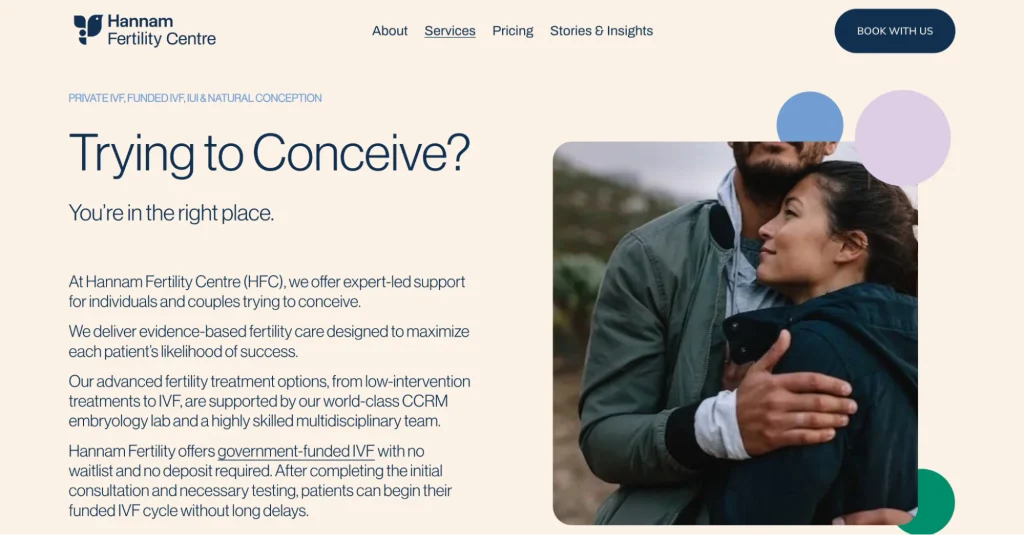 Hannam Fertility Centre offers fertility services as an IUI clinic Toronto. 
