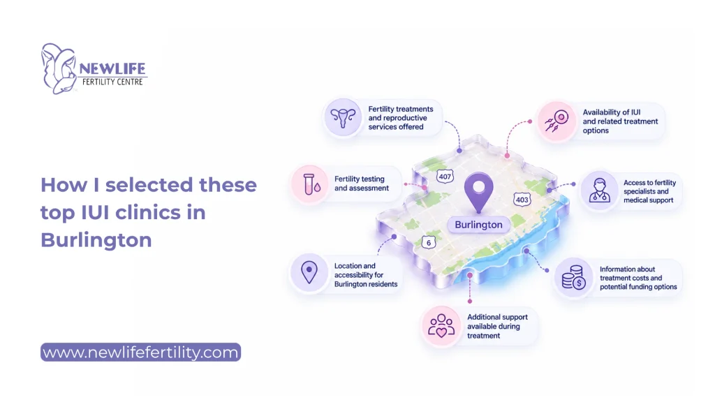 Key factors to consider when choosing an IUI clinic Burlington patients can trust. 