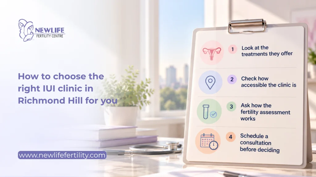 Know how to choose the right iui clinic Richmond Hill.
