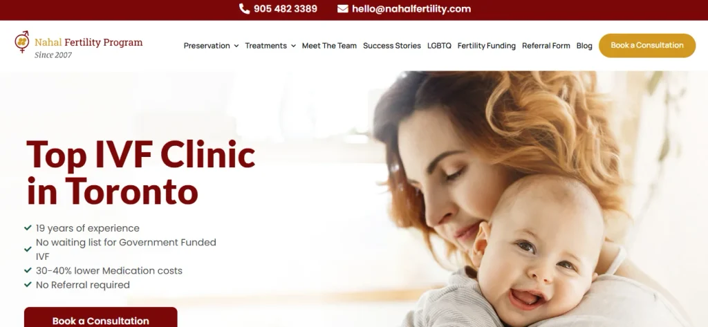 Nahal Fertility is a Richmond Hill IUI clinic offering personalized fertility care and support.