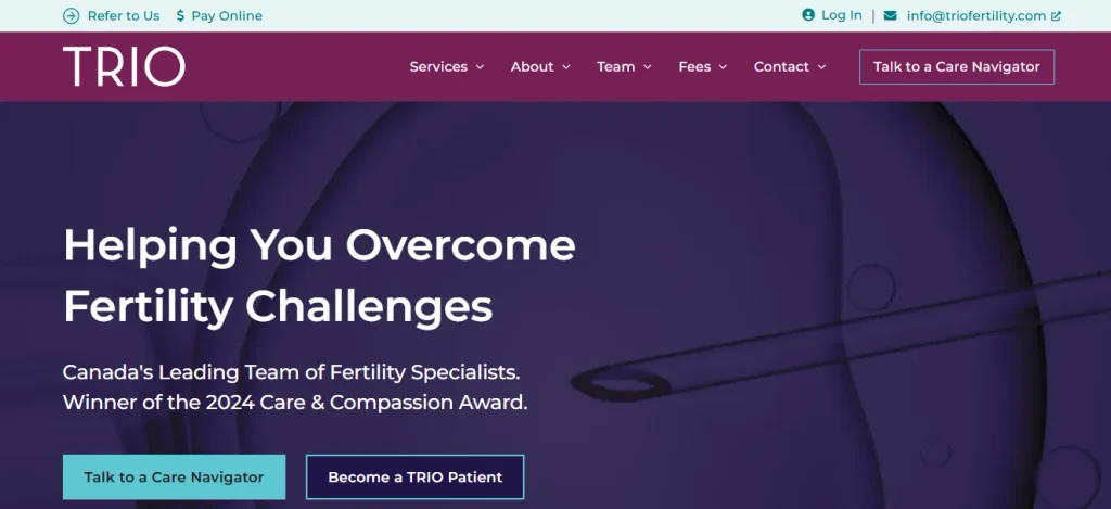 TRIO Fertility is an option to consider when searching for an IUI clinic Richmond Hill.